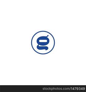 Letter G logo icon, social media concept illustration