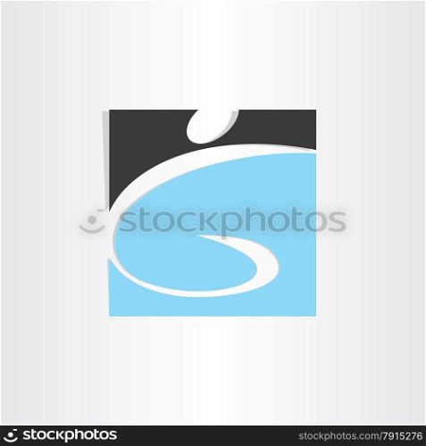 letter g man icon design gym jump sport background emblem company