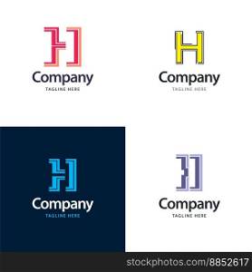 Letter H Big Logo Pack Design Creative Modern logos design for your business