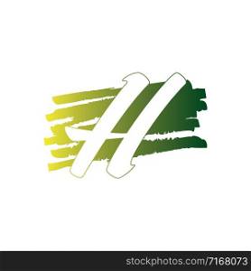 Letter H Creative logo and symbol template design