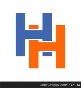 Letter H logo illustration