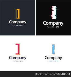 Letter I Big Logo Pack Design Creative Modern logos design for your business