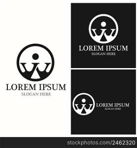letter icon and symbol template