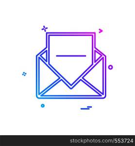Letter icon design vector