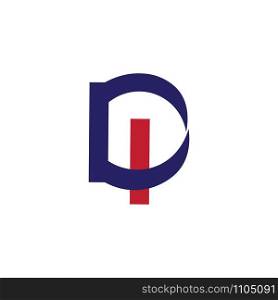 letter id logo vector