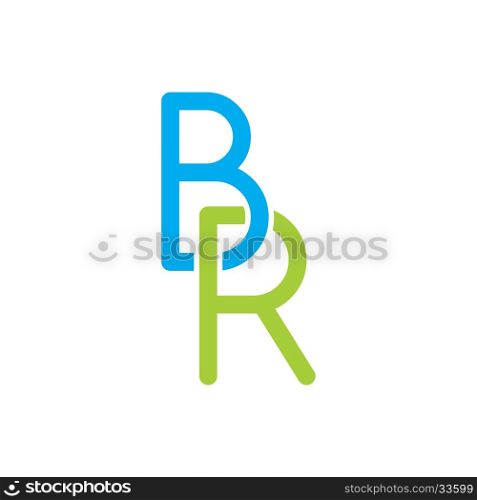 letter initial logotype logo. letter initial logotype logo theme vector art illustration