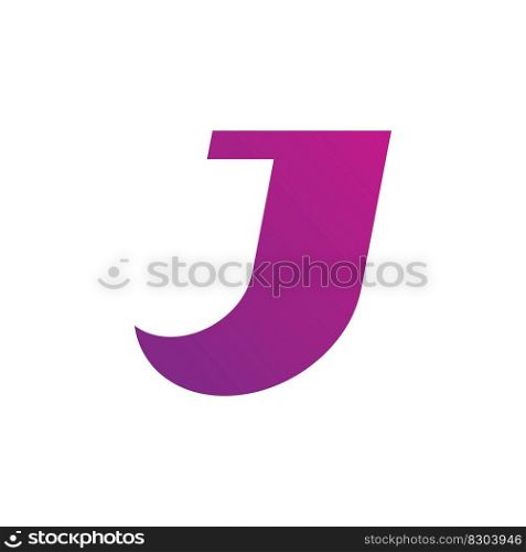 Letter J logo icon design template