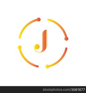 Letter J Logo Template vector icon design