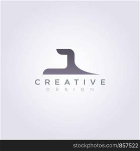 Letter J Vector Illustration Design Clipart Symbol Logo Template.
