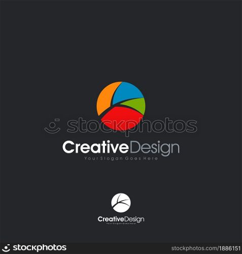 letter K Design Abstract logo
