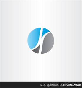 letter k in circle logo design vector icon