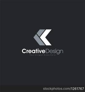 Letter K logo icon design template elements. Vector color sign Creative Design