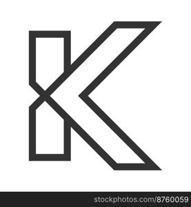 Letter K logo icon design vector