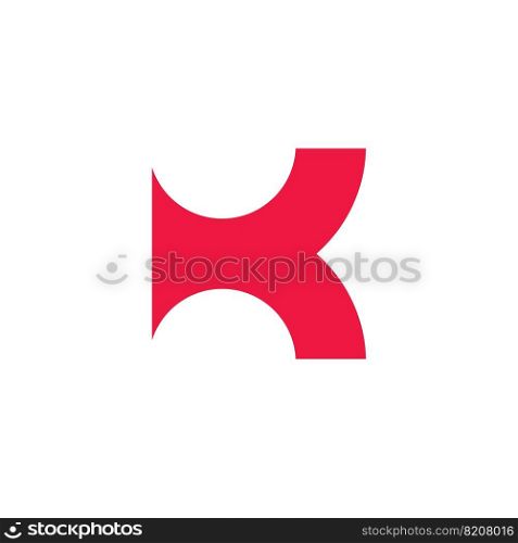 Letter K logo template elements