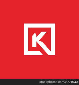 Letter k logo vector template, Creative K Letter initial logo design