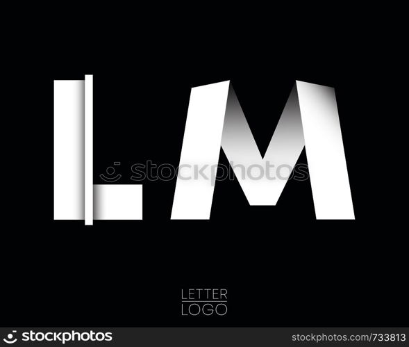 Letter L and M template logo design. Vector illustration.. Letter L and M template logo design