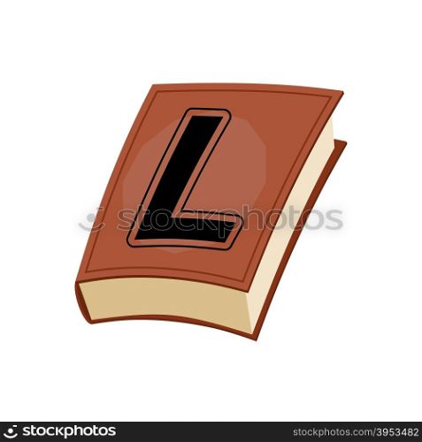 letter L at Vintage books in hardcover. Alphabetical stashes on book cover.&#xA;