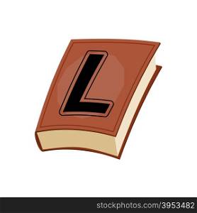 letter L at Vintage books in hardcover. Alphabetical stashes on book cover.&#xA;