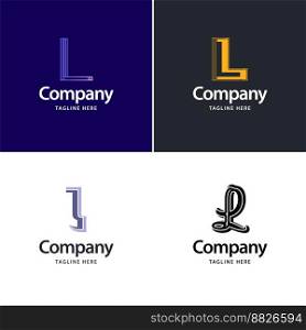 Letter L Big Logo Pack Design Creative Modern logos design for your business