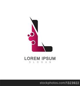 Letter L Icon With Creative design Modern. Vector Illustration