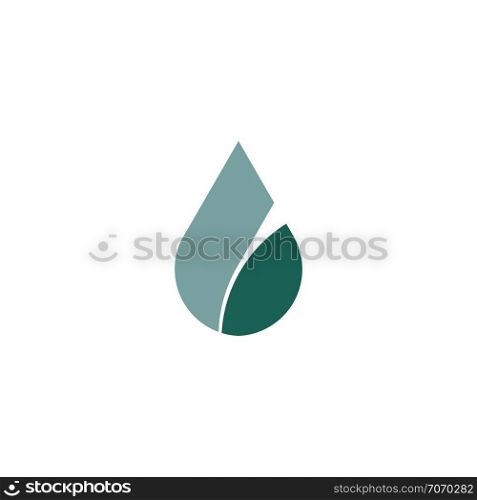 letter l water drop icon logo design element