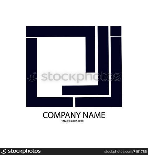 letter lj logo vector