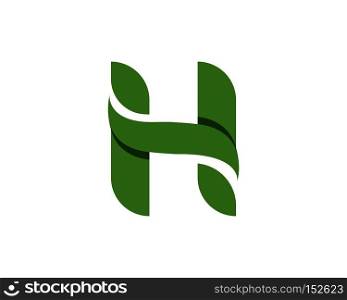 Letter Logos of green tree leaf ecology nature element vector icon