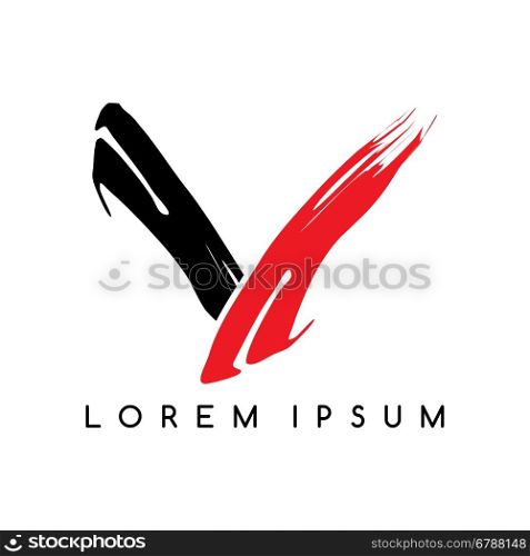letter logotype color logo template. letter logotype color logo template vector art illustration