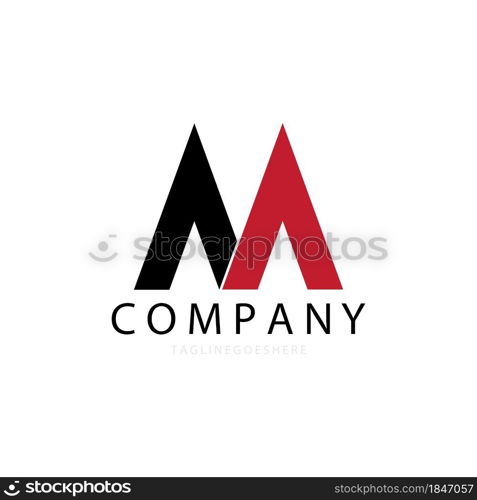 Letter M icon logo vector design