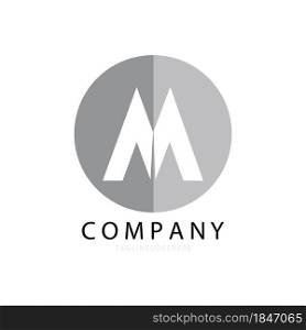 Letter M icon logo vector design