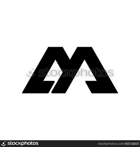 letter M icon logo vector design template