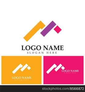 Letter M logo icon design element template