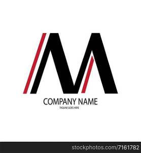 letter m logo vector