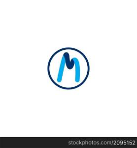 letter M . logo vector design template.