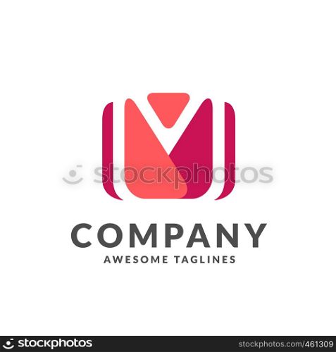 Letter M logo vector illustration template, letter M trend logo vector, creative Letter M letter logo