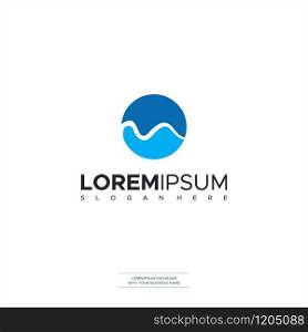 Letter M Modern Shape Logo Design Template Element Vector Illustration