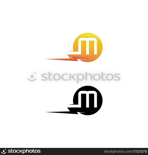 Letter M vector icons such logos