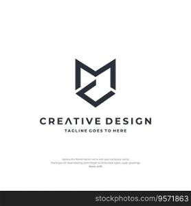 Letter MC Logo Design Vector Creative Design