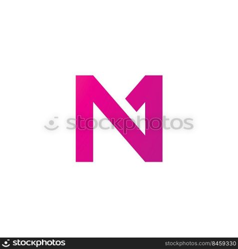 Letter MN logo icon design template elements