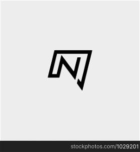 Letter N Chat Logo Template Vector Design Message Icon. Letter N Chat Logo Template Vector Design