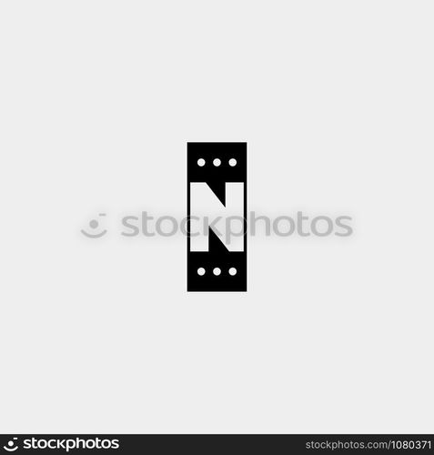 Letter N Chat Logo Template Vector Design Message Icon. Letter N Chat Logo Template Vector Design