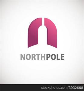 Letter N logo icon. Vector design template.. Letter N logo icon. Vector design template. Pink business logotype