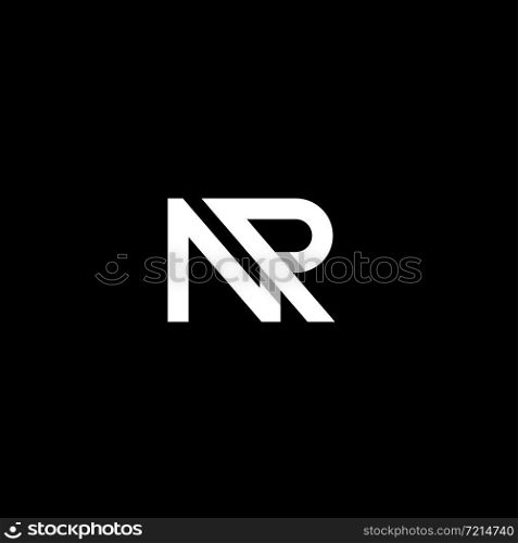 Letter NR AR R N Logo Design Simple Vector Elegant. Letter NR AR R N Logo Design Simple Vector