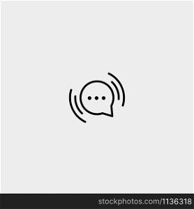 Letter O bubble Chat Logo Design. Letter O bubble Chat Vector Logo Template