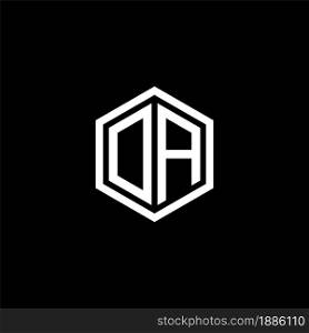 Letter OA logo Design Initial OA