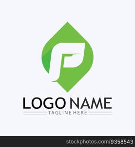 Letter P an d P Logo vector illustration design