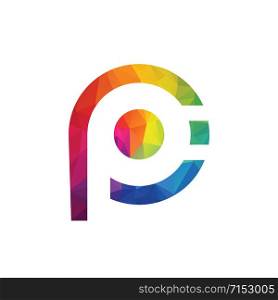 Letter P Business corporate abstract unity vector logo design.