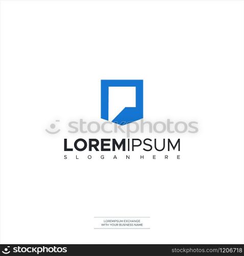 Letter P Logo Design Template Elements Design