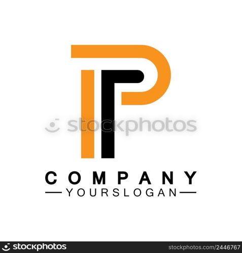 Letter P logo icon design vector, alphabet logo template