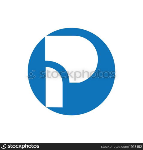 Letter p Logo Template vector icon design